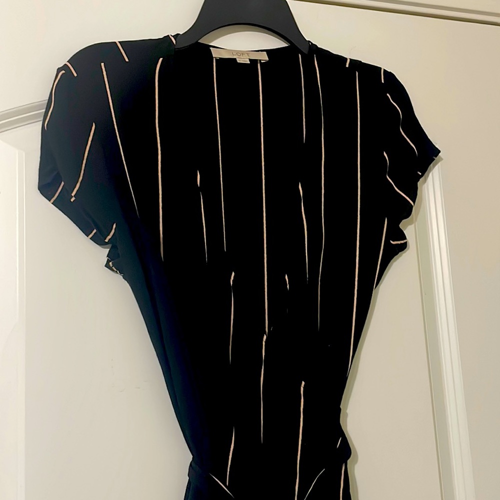 LOFT Midi Wrap Dress